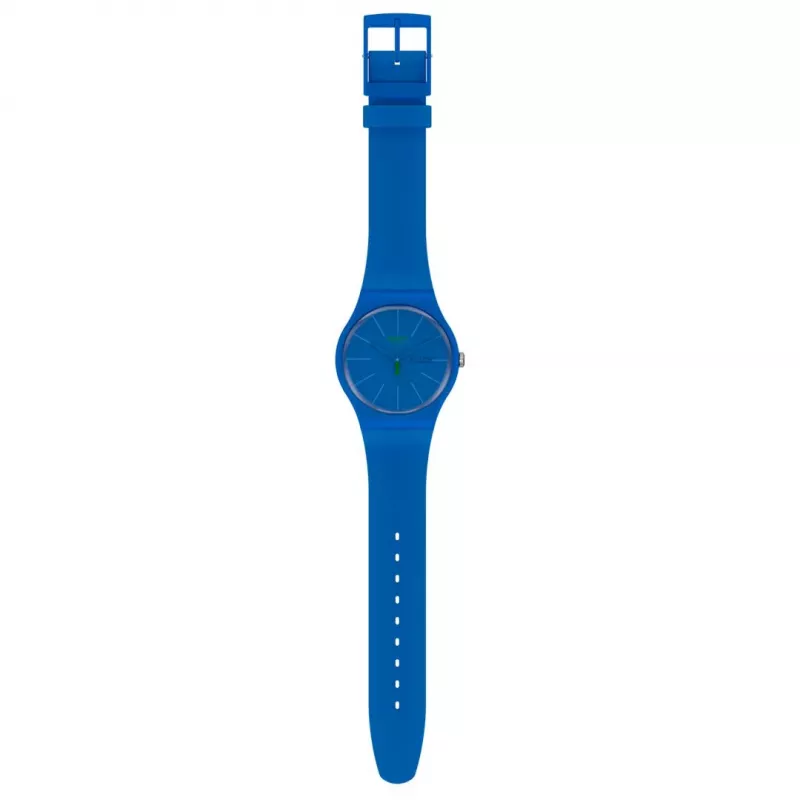 Swatch New Gent SO29N700 Vyrų Mėlynas Biokeraminis Laikrodis 41mm