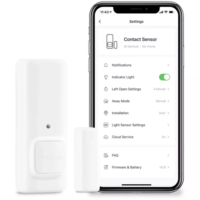Switchbot Contact Sensor – išmanus durų ir langų kontaktinis jutiklis