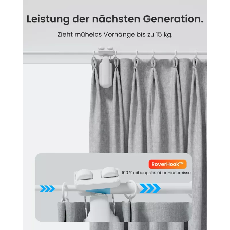 Switchbot Curtain Rod 3 (2025) Smart Curtain Motor White