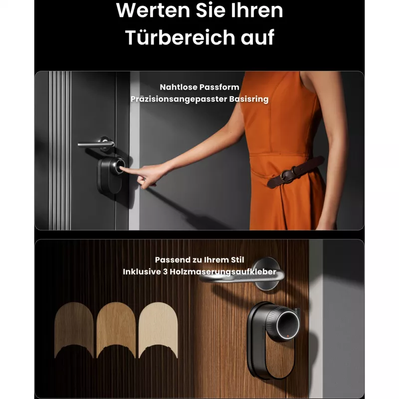 „SwitchBot“ Ultra Touch rinkinys juodas (Lock Ultra, Keypad Touch, Hub Mini)