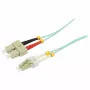 SYNERGY21 Šviesolaidinis jungiamasis laidas 10m LC-SC Duplex 50/125µm OM3 LSZH Aqua 2mm