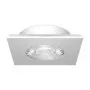 SYNERGY21 Helios LED Recessed Ceiling Spot White Square Warm White 5W 350lm 3000K