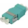 SYNERGY21 LC Duplex daugiamodis šviesolaidinis adapteris, 50/125µm, aqua, be flanšo S215481