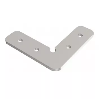 SYNERGY21 S21-LED-PR240100 90° kampinis jungtis LED U-profiliai ALU143/ALU144/ALU146, įleidžiamas, juodas