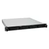 Synology RackStation RS826RP+ 4 diskų 1U NAS spintai, AMD Ryzen V1500B, 4GB DDR4 ECC, 4x 1GbE, dubliuotas maitinimas