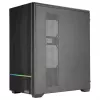 TACENS MARS MC-QUANTUM Mid-Tower ATX Case su 3x120mm FDB ventiliatoriais + 1x120mm ARGB ventiliatoriumi, USB-C, grūdintu stiklu, juoda