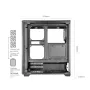 TACENS MARS MC-QUANTUM Mid-Tower ATX Case su 3x120mm FDB ventiliatoriais + 1x120mm ARGB ventiliatoriumi, USB-C, grūdintu stiklu, juoda
