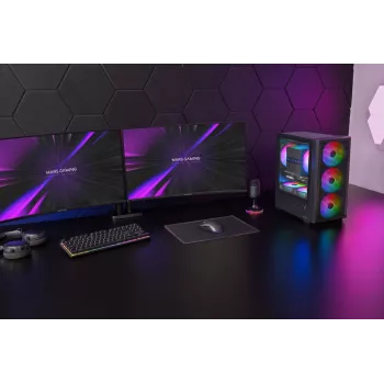 TACENS MARS MC-VECTOR 4xARGB USB-C Micro-ATX Tower Case