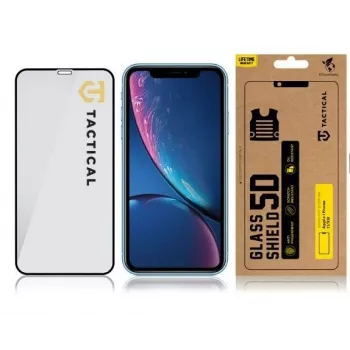 Tactical Apple iPhone 11/XR Glass 2.5D Full Glue Black