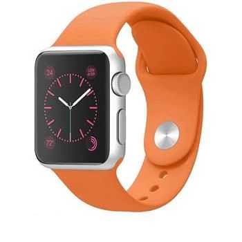 Tactical Apple silikoninis apyrankė Apple Watch 44mm / 42mm oranžinė