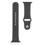 Tactical Apple Watch 42/44/45mm silikoninis dirželis, juodas