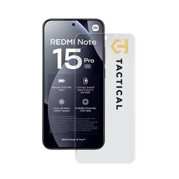 Tactical Glass Shield 2.5D grūdinto stiklo apsauginis ekrano stikliukas, skirtas Xiaomi Redmi Note 15 Pro, skaidrus