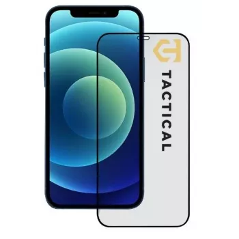Tactical Glass Shield 5D, apsauginis stiklas, skirtas Apple iPhone 12 Pro/12 Pro, juodas