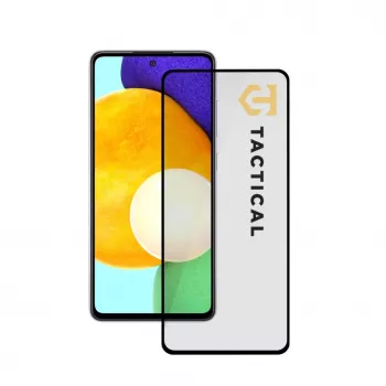 Tactical Samsung Galaxy A52/A52 5G/A52s 5G/A53 5G Stiklas 2.5D Pilni Klijai Juodas