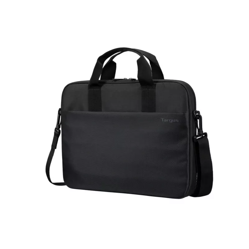 Targus Intellect Slim Briefcase su petneša, skirta 15–16 colių nešiojamiesiems kompiuteriams, juoda