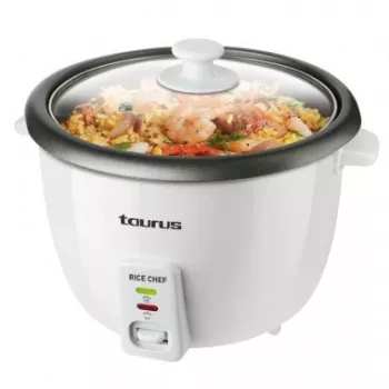Taurus RICE CHEF Ryžių virimo puodas 1,8 L 700 W Pilka/Balta
