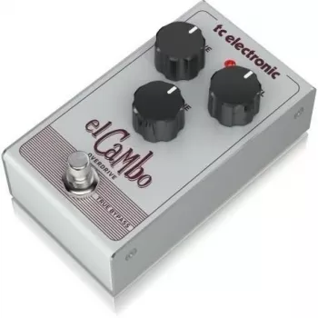 TC Electronic El Cambo Overdrive gitaros efektų pedalas – True Bypass, analoginė grandinė, Drive, Tone, Level valdikliai, liejamo metalo korpusas