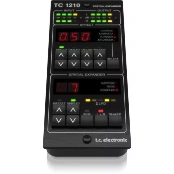TC Electronic TC1210-DT skaitmeninis Chorus/Flanger stalinis valdiklis su papildiniu