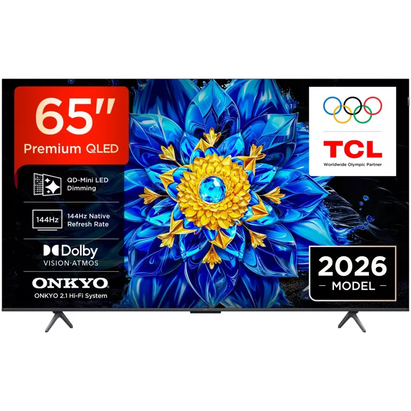 TCL P8L 65P8L 65 colio 4K Ultra HD Android Smart LED televizorius - juodas