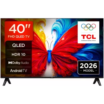 TCL S5L serijos 40S5L 40 colių Full HD išmanusis televizorius su Wi-Fi, juodas