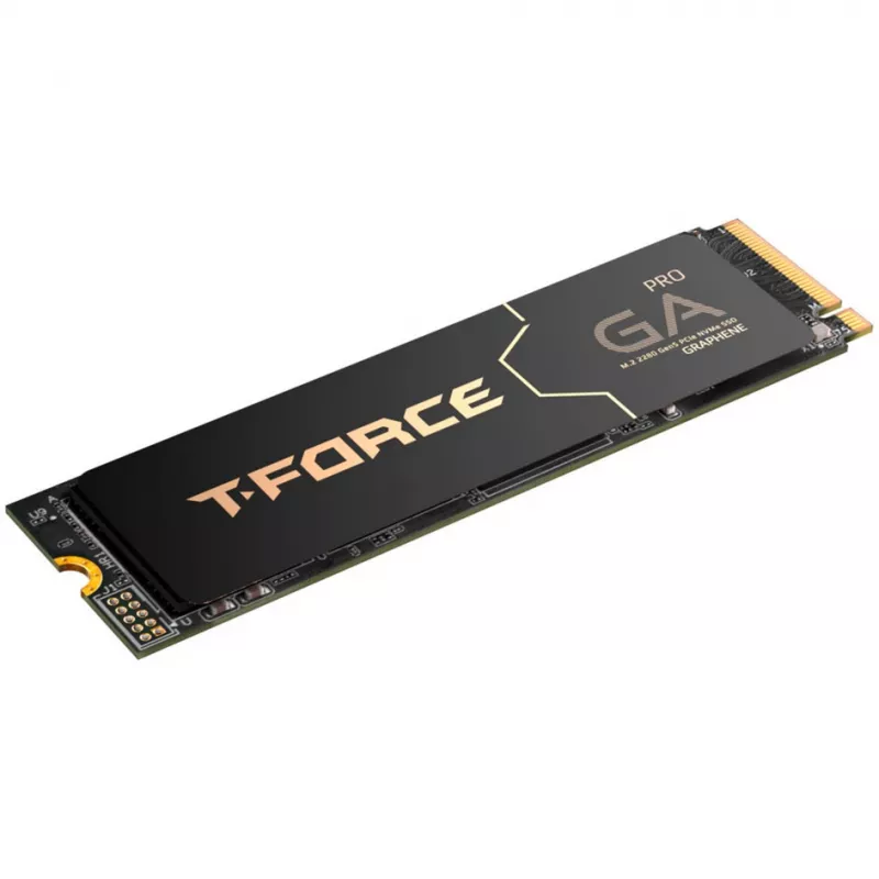 TEAM GROUP T-Force GA PRO 1 TB (Juoda, PCIe 5.0 x4 | M.2 2280 | Grafeno radiatoriaus plokštelė)