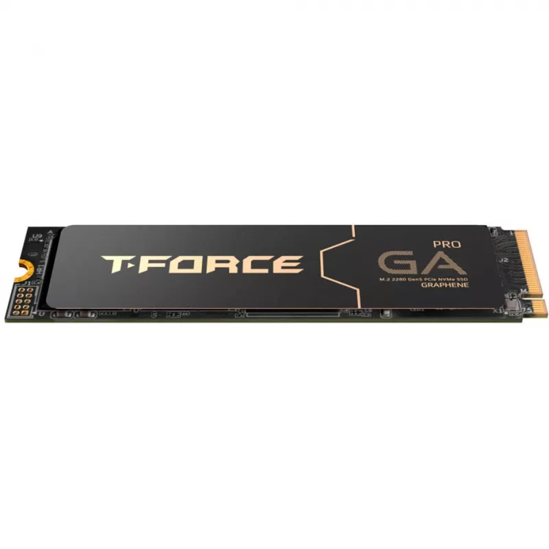 TEAM GROUP T-Force GA PRO 1 TB (Juoda, PCIe 5.0 x4 | M.2 2280 | Grafeno radiatoriaus plokštelė)