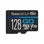 Team Group Team GO 128GB microSDXC UHS-I U3 V30 A1 atminties kortelė su SD adapteriu