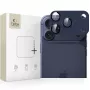 Tech-Protect CamFull Fit fotoaparato objektyvo apsauga, skirta Apple iPhone 17 Pro, tamsiai mėlyna