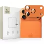 Tech-Protect CamFull Fit Fotoaparato objektyvo apsauga, skirta Apple iPhone 17 Pro Max – Cosmic Orange