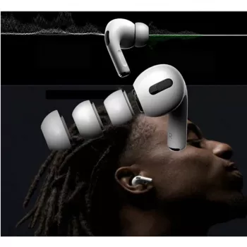 Tech-Protect Ausinės pagalvėlės, skirtos AirPods Pro 1/2 - S/M/L - Baltos (3 poros)