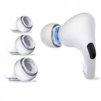 Tech-Protect Ausinės pagalvėlės, skirtos AirPods Pro 1/2 - S/M/L - Baltos (3 poros)