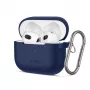 Tech-Protect Silikoninis Dėklas su Kabliu Apple AirPods 3 - Mėlyna