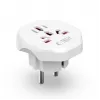 Tech-Protect Universal WL-09 Universalus kelionių adapteris iš EU baltas