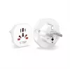 Tech-Protect Universal WL-09 Universalus kelionių adapteris iš EU baltas