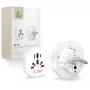 Tech-Protect Universal WL-09 Universalus kelionių adapteris iš EU baltas