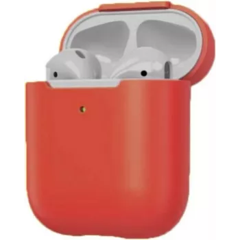 Tech21 StudioColour AirPods 1 ir 2 kartos dėklas juodas su FlexShock™ apsauga nuo kritimo iki 2,5 m, antimikrobinis, plonas, lengvas, su karabino kilpa (T21-8044)
