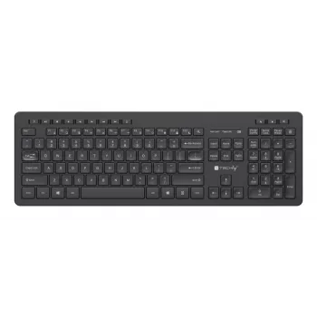 TECHLY belaidė RF 2.4GHz USB klaviatūra JK išdėstymas Chocolate Black