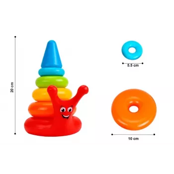 TECHNOK Pyramid Puzzle For Toddler 5255