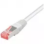Tecline Exertis Connect CAT 6 SSTP tinklo kabelis RJ-45 Male to RJ-45 Male, 7,5 m, be halogenų, baltas 71507W