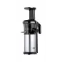 TEESA Lėtas sulčiaspaudė daržovėms ir vaisiams, 150W, 48 RPM, 1L talpos indas sultims, juoda