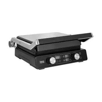 TEESA TSA3239 elektrinis grilis, panini presas, 3 padėtys, nuimamos plokštės, 2000 W
