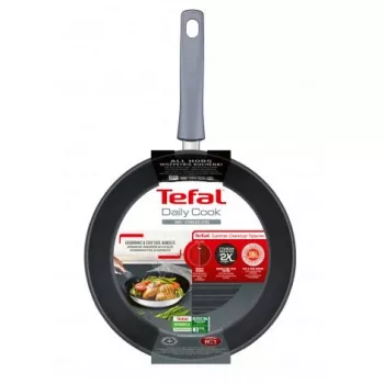 Tefal Daily Cook G7314055 26 cm grilio keptuvė su titano nelipnia danga ir Thermo-Signal indikatoriumi