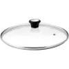 Tefal stiklinis dangtis Ø30cm – grūdinto stiklo dangtis su garų išleidimo anga, nerūdijančio plieno apvadu, tinka plauti indaplovėje