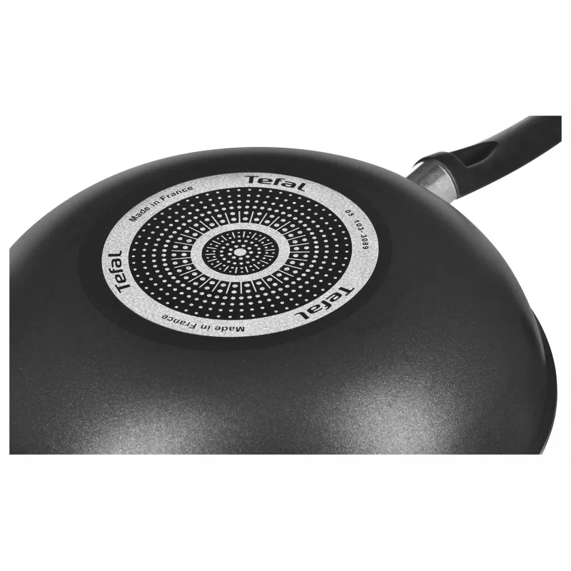 Tefal Simplicity 28 cm Wok keptuvė B5821902 – aliumininė su nepridegančia danga ir Thermo-Spot indikatoriumi, tinka dujoms, elektrinei, keraminei, halogeninei viryklei