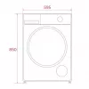 TEKA WM 20841 W PL Skalbimo mašina, 8 kg, 1200 aps./min., balta