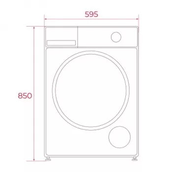 TEKA WM 20841 W PL Skalbimo mašina, 8 kg, 1200 aps./min., balta