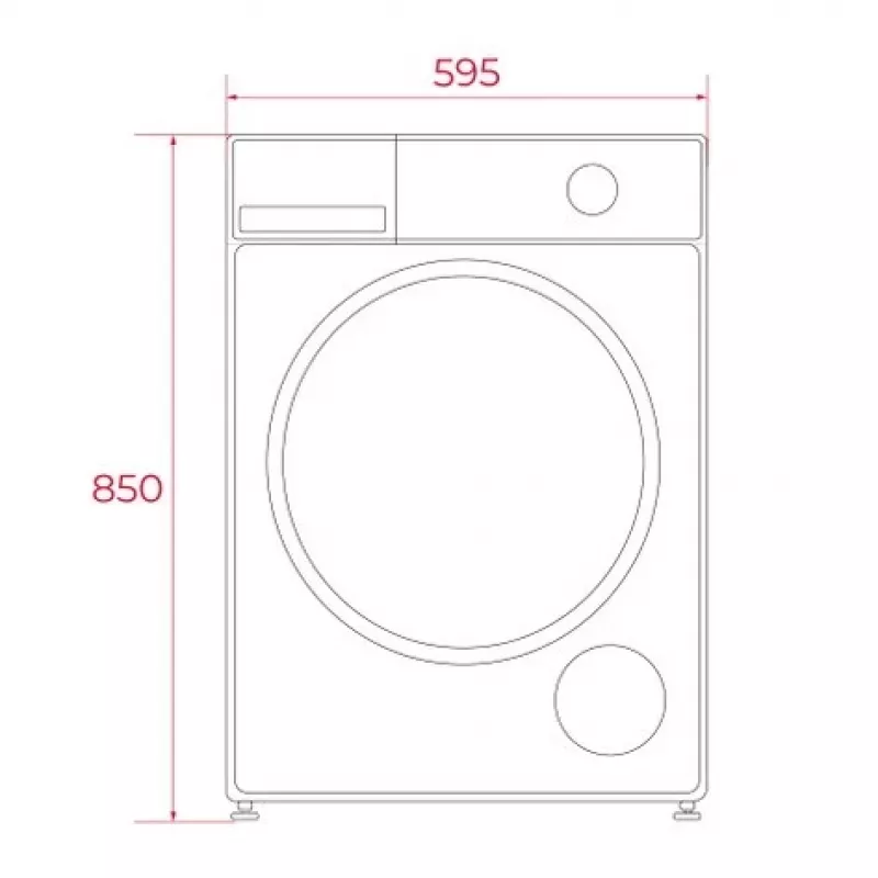 TEKA WM 20841 W PL Skalbimo mašina, 8 kg, 1200 aps./min., balta
