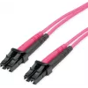 TELEGÄRTNER 10m LC to LC OM4 Duplex 50/125 daugiamodis optinis pataisos kabelis, violetinė LSZH 100011512