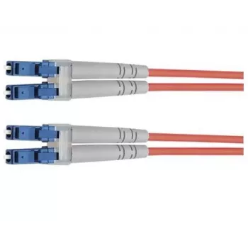 TELEGÄRTNER 10m LC to LC OM4 Duplex 50/125 daugiamodis optinis pataisos kabelis, violetinė LSZH 100011512