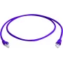 Telegärtner MP8 FS 500 CAT 6a S/FTP tinklo kabelis, RJ-45 vyriškas - RJ-45 vyriškas, 0,25 m, violetinės spalvos, su apsauga nuo užkabinimo, 10 Gbps, 500 MHz L00000A0237